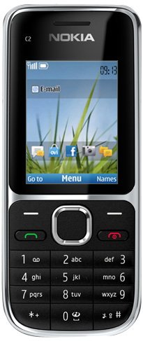 Nokia C2-01 - Móvil Libre (Pantalla de 2", cámara 3.2 MP, 64 MB de RAM), Negro
