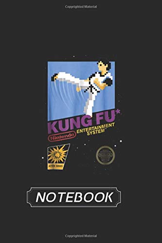 Notebook: Nintendo Nes Kung Fu Action Series Retro Cool Cover Design Notebook and Journal Cool for back to School Student or Teacher Men Women to writing