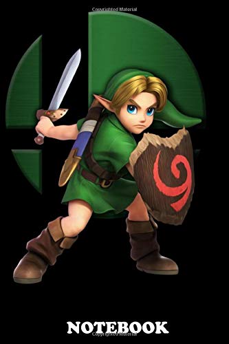 Notebook: Young Link , Journal for Writing, College Ruled Size 6" x 9", 110 Pages
