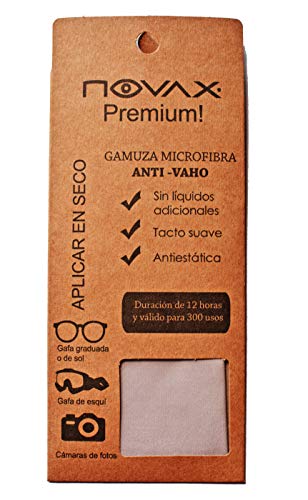 NOVAX GAMUZA MICROFIBRA ANTI-VAHO premium - 12HORAS DE EFECTO