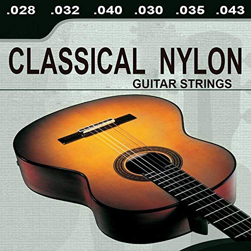 OcioDual Lote De 6 Cuerdas para Guitarra ClasicaEspañola Classical Nylon Musica