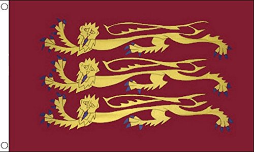 Old England de Vitruvio GIZZY® (Ricardo corazón de León) 91,44 cm x 60,96 cm de la bandera de