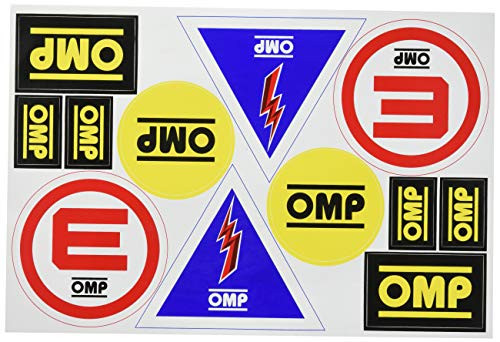 Omp OMPX/846 Poster, Negro/Rojo/Blanco, 56