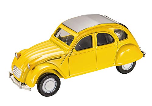 OPO 10 - 1/43 Mondo Citroen 2CV Collection Miniature Car Yellow