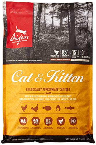 Orijen Cat & Kitten Comida para gato y gatito 5.4 Kg 1 Saco