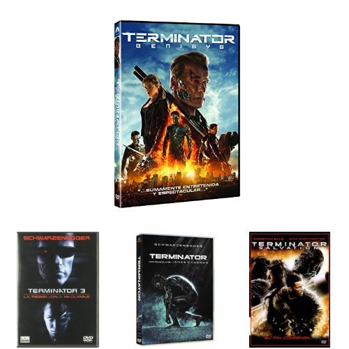 Pack Terminator: Terminator + Terminator 2: El Juicio Final + Terminator 3: La Rebelión De Las Máquinas + Terminator Salvation + Terminator: Génesis [DVD]