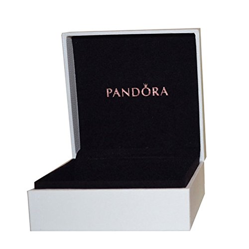 PANDORA - Caja Mediana (7x7x4) para Anillos, Pendientes, Colgantes y Charms