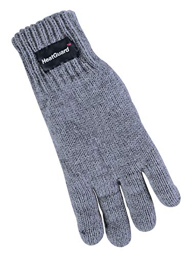 Para Niños Thinsulate 3M 40 gramos térmico guantes aislantes de invierno, 3 colores (12-13 años, Gris)