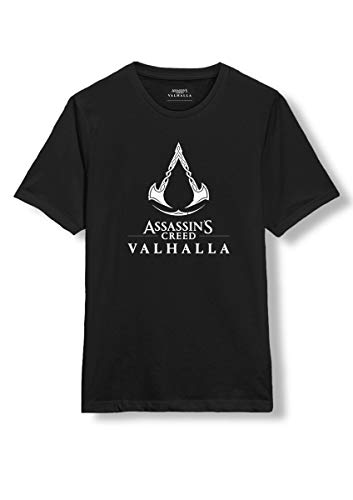 PCM Assassin'S Creed Valhalla - Logo Camiseta - Negro, S