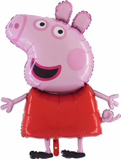 Peppa Pig Globo Gigante de Papel tamaño Gigante de 37 Pulgadas - Globos Festivos para niños