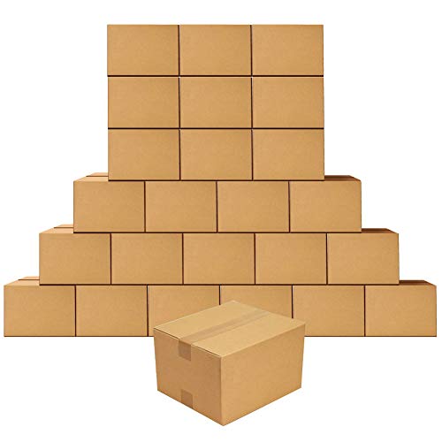 PETAFLOP Cajas de envío de cartón Corrugado de 23x15x10 cm, Cajas de Embalaje pequeñas, 25 Unidades 9x6x4 Pulgadas