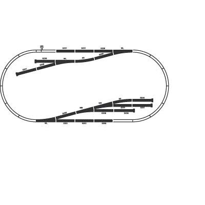 Piko - Vía para modelismo ferroviario H0 Escala 1:87