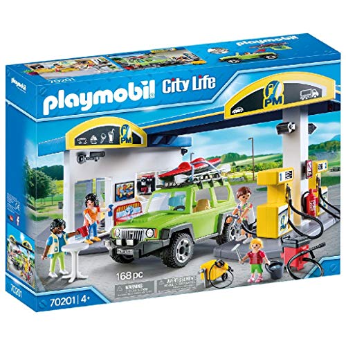 PLAYMOBIL City Life Gasolinera, A partir de 4 años (70201) , color/modelo surtido