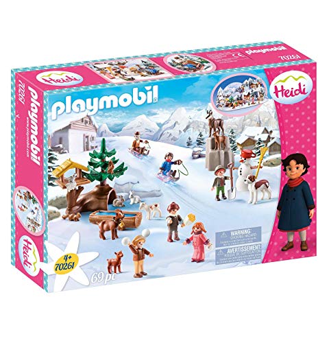 Playmobil - Heidi, El Mundo de Invierno de Heidi, Juguete, Color Multicolor, 70261