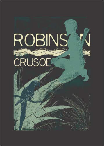 Posterlounge Cuadro de Aluminio 60 x 80 cm: Robinson Crusoe de Timone