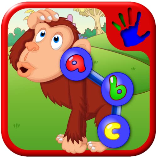 Preescolar ABC Zoo Animal Conecte el punto rompecabezas - enseña números letras y formas adecuados para bebés y niños pequeños