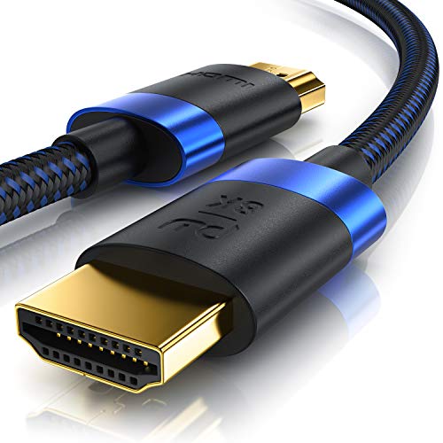 Primewire – 3m Cable HDMI 2.1 - Alta Velocidad con Ethernet - 8k @ 120 Hz con DSC - 7680 x 4320 - UHD II - Compatible con HDMI 2.1 2.0a 2.0b - 3D - HDR - ARC - Compatible con Blue Ray PS4 Xbox