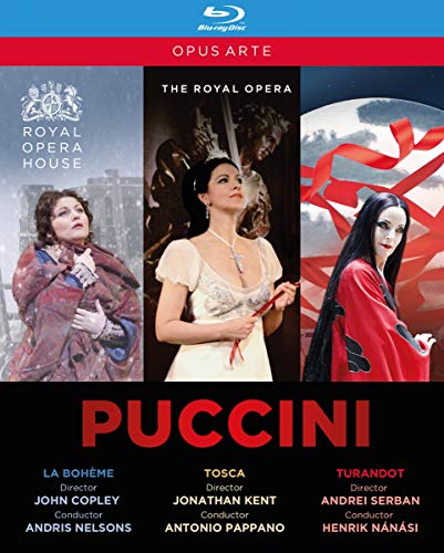 Puccini: La Bohème, Tosca & Turandot (Royal Opera House) [3 Blu-rays] [Blu-ray]