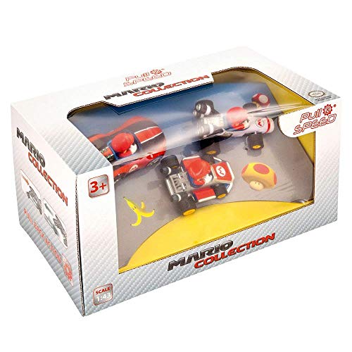 Pull & Speed Kart Mario 3 Pack (Wii, MK8, Mach 8), Multicolor (Stadlbauer 15813016)