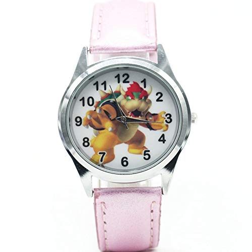 Reloj educativo 2020 Super Mario Bowser reloj de cuarzo para niños