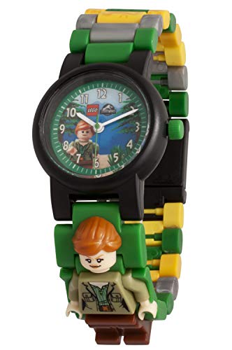 Reloj modificable infantil 8021278 de Jurassic World de LEGO con figurita de Claire