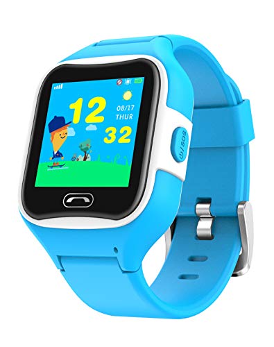 Reloj teléfono y localizador GPS para niños V2 (Azul)