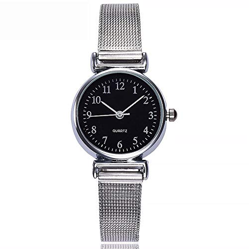 Relojes Para Mujer Mujeres Relojes Casual Quartz Banda de acero inoxidable Mármol Strap Watch Relojes de reloj de pulsera analógica para mujeres de moda casual Relojes Decorativos Casuales Para Niñas
