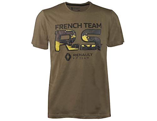 Renault F1 Team French Team - Camiseta para hombre, talla XL, color verde caqui