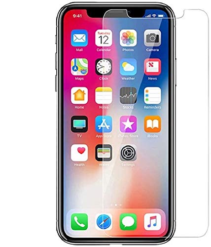 REY - Protector de Pantalla para iPhone 12 - iPhone XR - iPhone 11, Cristal Vidrio Templado Premium
