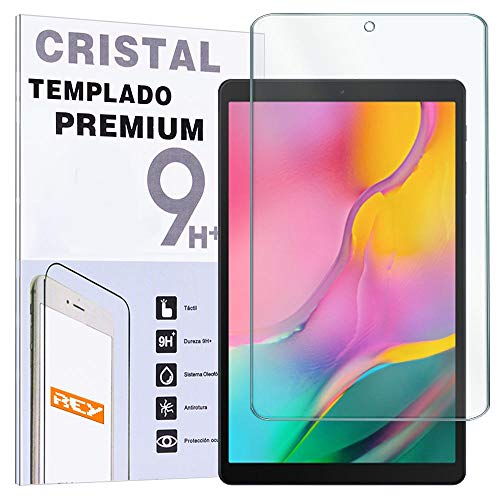 REY - Protector de Pantalla para Samsung Galaxy Tab A 2019 10.1", Cristal Vidrio Templado Premium, Táblet