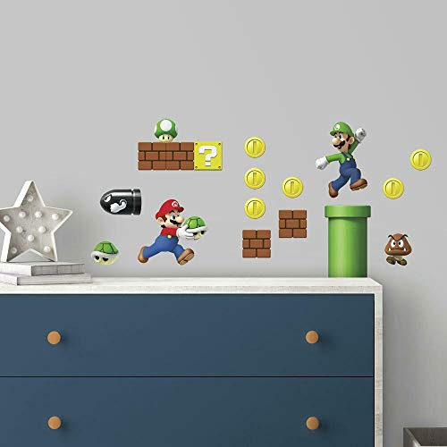 RoomMates Room-Nintendo Super Mario construyendo