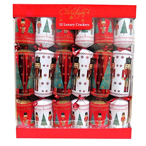 RSW XM4682 Christmas Luxury Crackers - Cascanueces y Árbol, Caja de 12
