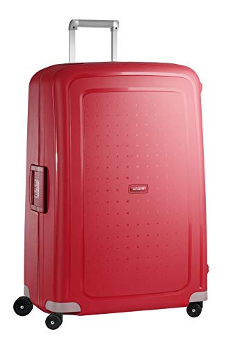 Samsonite S'Cure Spinner - Maleta de equipaje, XL (81 cm - 138 L), Rojo (Crimson Red)