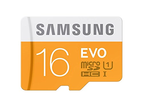 Samsung Evo MB-MP16DA/EU - Tarjeta de memoria Micro SDHC de 16 GB (UHS-I Grade 1 Clase 10, con adaptador SD)