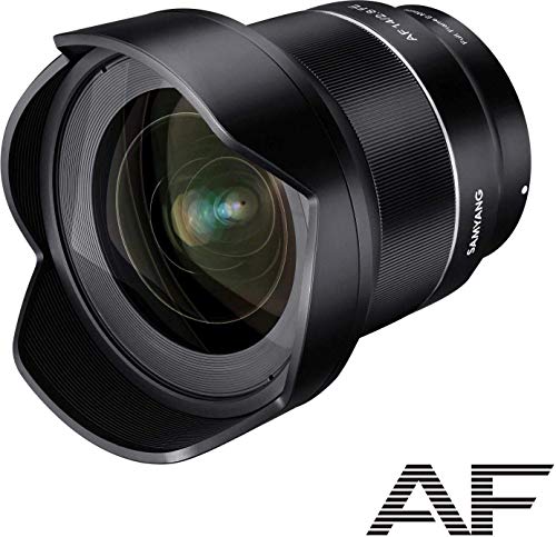 Samyang AF - Objetivo fotográfico para Sony FE (14 mm, F2.8 AS, IF UMC), Negro