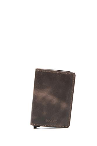 Secrid – Monedero vintage, tamaño 10,2 cm, chocolate (marrón) - SV-chocolate