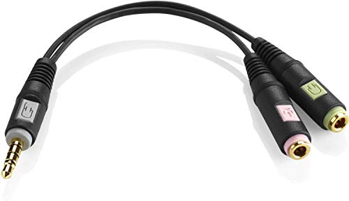 Sennheiser PCV 05 - Adaptador de cable, 2 X 3.5 mm, negro
