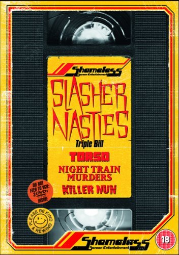 Shameless Slasher Nasties Box Set (Killer Nun / Torso / Night Train Murders) [DVD] [Reino Unido]