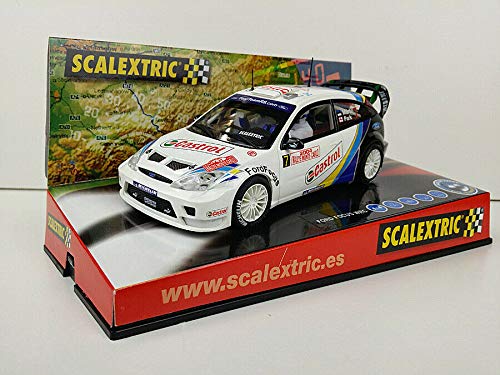 Slot Car Scalextric 6147 Compatible Ford Focus WRC #7 Rally Montecarlo 2004 Märtin-Park