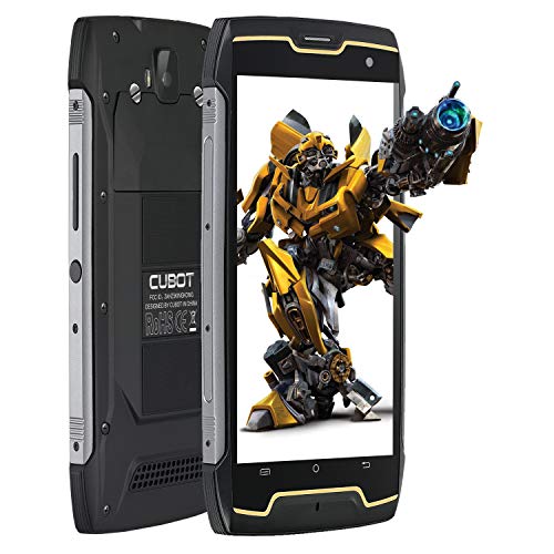 Smartphone Impermeable, CUBOT King Kong CS IP68 Móvil Libre Impermeable 4400mAh 3G Smartphone 5.0 Pulgadas Android 10.0 Dual SIM Quad-Core 13,0MP Cámara 2GB+16GB, Black