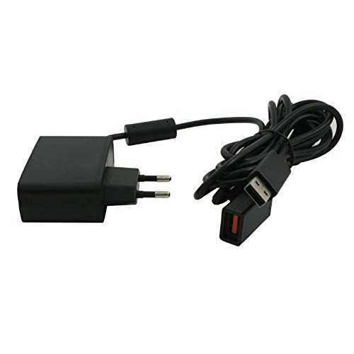 SODIAL Cable de fuente de alimentacion para Xbox 360 Sensor Kinect (Edicion UE) Negro