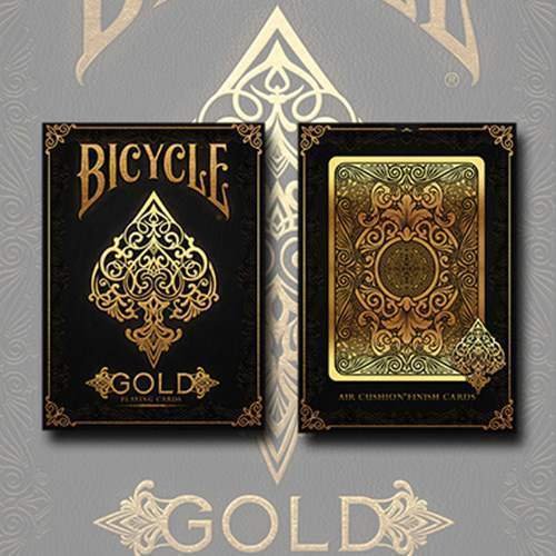 SOLOMAGIA Bicycle Gold Deck by US Playing Cards - Tarjeta Juegos - Trucos Magia y la Magia