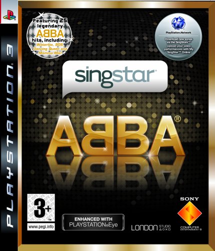 Sony SingStar ABBA, PS3 Básico PlayStation 3 vídeo - Juego (PS3, PlayStation 3, Música, Modo multijugador, T (Teen))