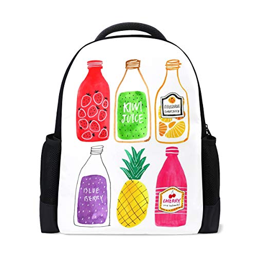 Student Backpacks College School Book Bag Travel Hiking Camping Daypack for Boy for Girl | 16.1"x11"x6" | Holds 15.4-Inch Laptop(Fruit Juice)