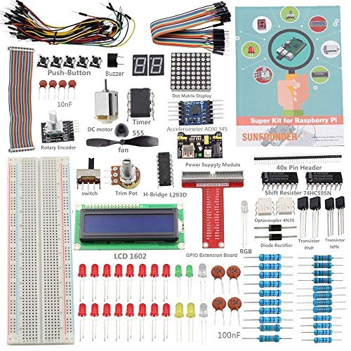 Sunfounder Project - Super Starter Kit de componentes para Raspberry Pi Modelo B+ V2.0