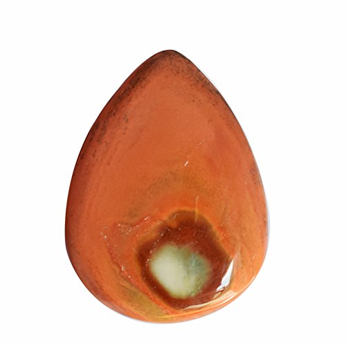 Tamaño: 35 x 26 x 6 mm, forma ovalada natural de jaspe policromado, 41 quilates, jaspe desierto, piedra colgante AG-7186.