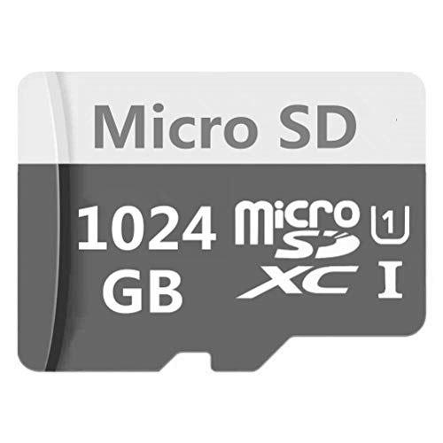 Tarjeta de memoria Micro SD clase 10 de 400 GB / 512 GB / 1024 GB de alta velocidad con adaptador gratuito (1024 GB-A)