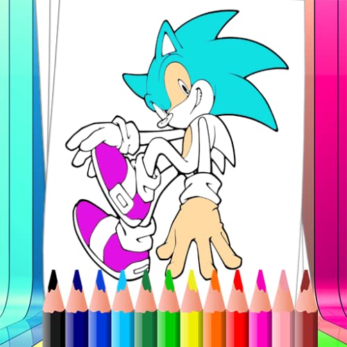 the hedgehog coloring book