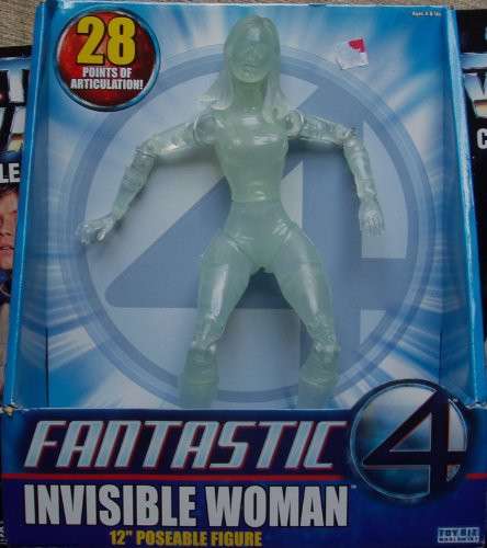 Toy Biz Cuatro FANTASTICOS Mujer Invisible Transparente Figura APPR 30cm PVC