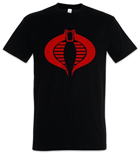 Urban Backwoods Cobra Logo Camiseta De Hombre T-Shirt Negro Talla L
